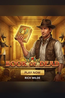 Book of Dead -kolikkopelin kansikuva